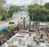 Ход строительства дома 4 в ЖК Ньютон. 745 -