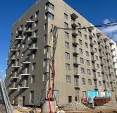 Ход строительства дома 2 в ЖК Зеленая Горка -
