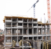 Ход строительства дома 1 в ЖК Соната Парк -