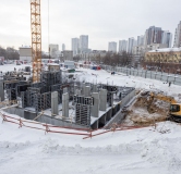 Ход строительства дома 2 в ЖК Азина 16 -