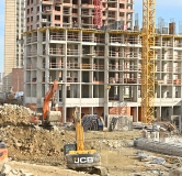 Ход строительства дома 1.1 в ЖК Трилогия -