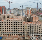Ход строительства дома № 1 в ЖК Сити-квартал на Взлетной -