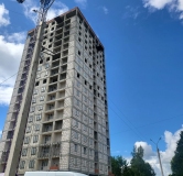 Ход строительства дома 22 в ЖК Комфортная Жизнь -