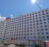Ход строительства дома 1.3 в ЖК Патриот -