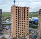 Ход строительства дома № 1, 1 этап в ЖК Калина Долина -