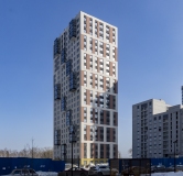 Ход строительства дома 1 в ЖК Атлас Ривер -