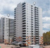 Ход строительства дома 1.1 в ЖК Лесной массив -