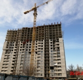 Ход строительства дома № 1 в ЖК Урицкий -