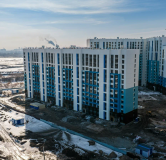 Ход строительства дома 1 в ЖК Самоцветы -