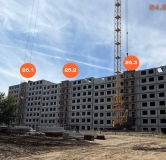 Ход строительства дома 26 в ЖК Авиатор (Авиатоr) -