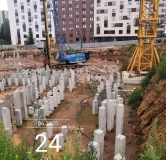 Ход строительства дома 7 в ЖК Истории -