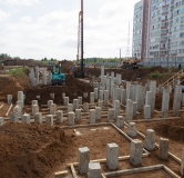 Ход строительства дома 1 в ЖК Калина -