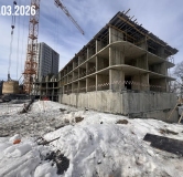 Ход строительства дома 2 в ЖК Лес -