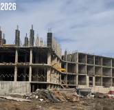 Ход строительства дома 2 в ЖК Лес -