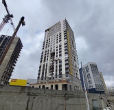 Ход строительства дома 1 в ЖК Рассвет -