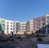 Ход строительства дома 1 в ЖК Лисино -