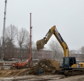 Ход строительства дома 19, секции 1-3 (1 этап) в ЖК Притяжение -