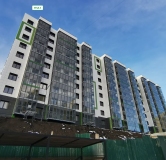 Ход строительства дома 4, секция 4.1, 4.2, 4.3 в ЖК Botaniсa -
