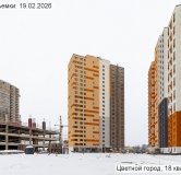 Ход строительства дома 132, корпус 216.1 в ЖК Цветной Город -