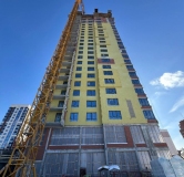 Ход строительства дома 1.4 в ЖК Нагорный -