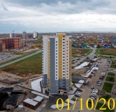 Ход строительства дома № 14 в Микрорайон Нанжуль-Солнечный -