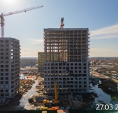 Ход строительства дома № 1 (1713) в ЖК Сибирский -