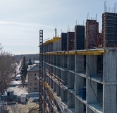 Ход строительства дома 2/1 в ЖД Роза ветров -