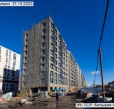Ход строительства дома 5Б, 2 этап в ЖК ЛСР.Большая Охта -