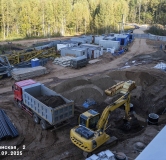 Ход строительства дома 1 в ЖК Экопарк Лесная гавань -