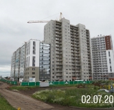 Ход строительства дома 22-12 в ЖК Романтики -