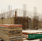 Ход строительства дома № 1.5 в ЖК Плодово-Ягодный -