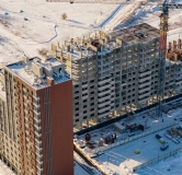 Ход строительства дома № 1, квартал 4 в Макрорайон Амград -