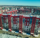 Ход строительства дома 48 в ЖК Вишневая Горка -