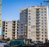 Ход строительства дома 11 в ЖК Родные росы -