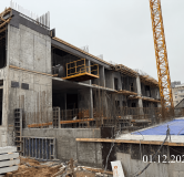 Ход строительства дома 1 в ЖК Аристократ -