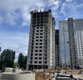 Ход строительства дома 30Б, секция 1 в ЖК Челны Сити -
