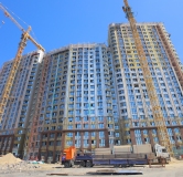 Ход строительства дома Литер 8 в ЖК Левобережье -