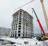 Ход строительства дома 10 в Клубный дом Первый Приорити -