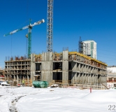 Ход строительства дома № 1 в Левобережный от GloraX -