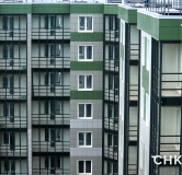 Ход строительства дома 1 в ЖК CHKALOV -