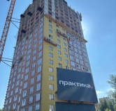 Ход строительства дома 100 в ЖК Настоящий -