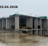 Ход строительства дома Литер 1, секция Б в ЖК Космо -