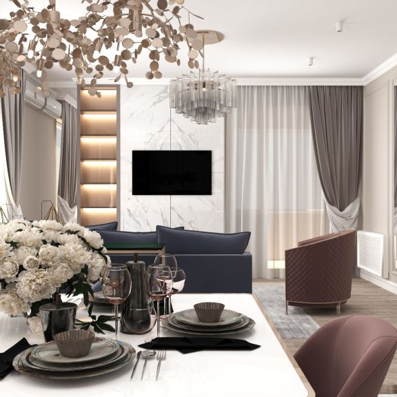 Квартиру в ЖК «Комсомольский» в Батайске можно купить с дизайнерским ремонтом