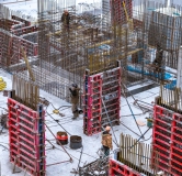 Ход строительства дома секция 2, 2.1 в ЖК Пульсар -