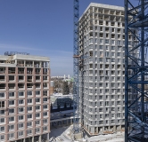 Ход строительства дома 2 в ЖК Уральский сад -