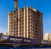Ход строительства дома 1 в ЖК Графит (Grafit) -
