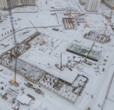 Ход строительства дома 10, корпус 1 в ЖК Остров-сад -