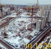 Ход строительства дома 12в в Микрорайон Нанжуль-Солнечный -