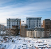 Ход строительства дома 3, блок 2 в ЖК Пять Континентов -