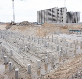 Ход строительства дома 1 в ЖК Аэросити 8 -